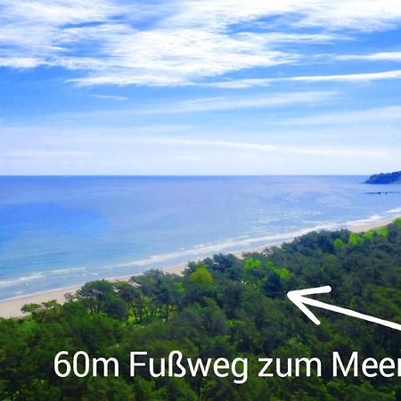 Strandhaus Ruegen - Meerblick, Sauna, Kamin & Whirlpool Baabe Eksteriør bilde