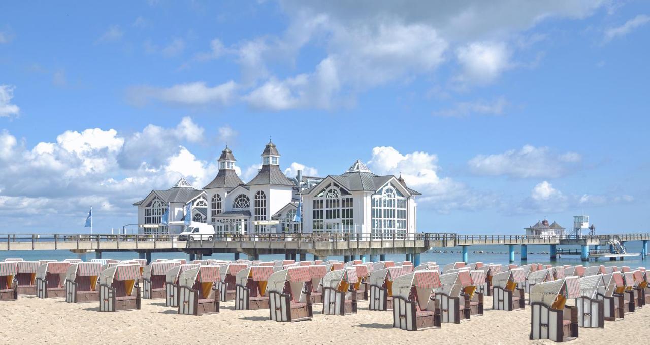 Strandhaus Ruegen - Meerblick, Sauna, Kamin & Whirlpool Baabe Eksteriør bilde