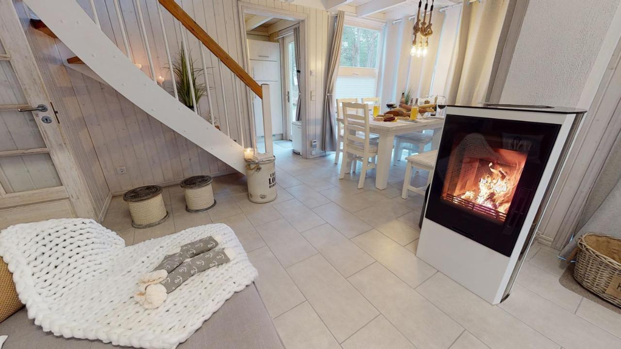 Strandhaus Ruegen - Meerblick, Sauna, Kamin & Whirlpool Baabe Eksteriør bilde