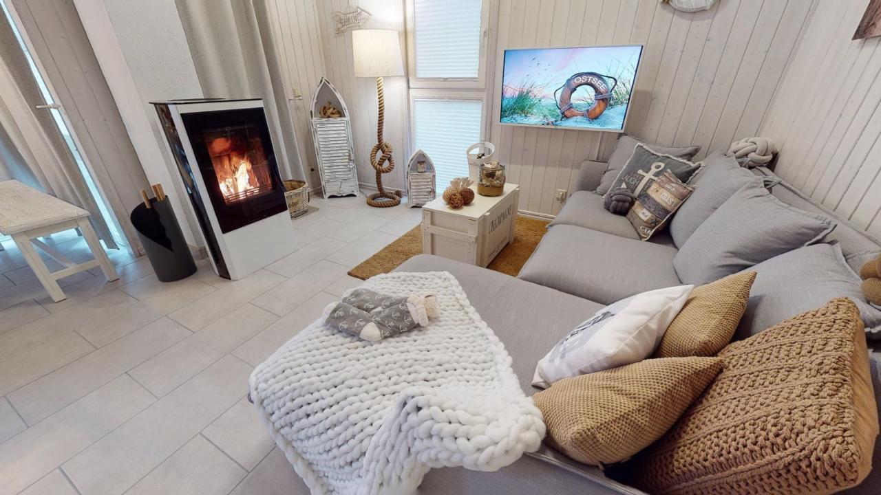 Strandhaus Ruegen - Meerblick, Sauna, Kamin & Whirlpool Baabe Eksteriør bilde