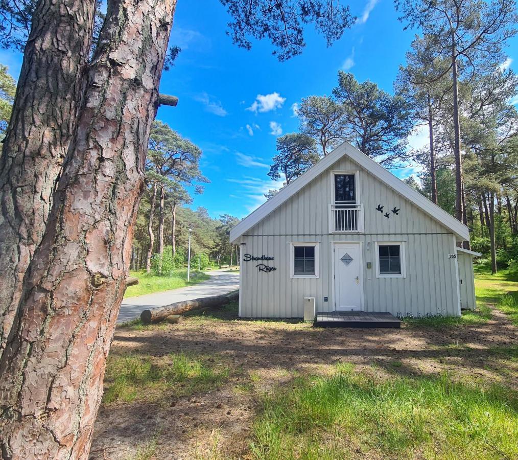 Strandhaus Ruegen - Meerblick, Sauna, Kamin & Whirlpool Baabe Eksteriør bilde