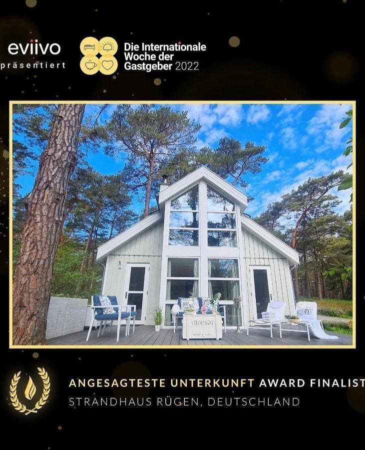 Strandhaus Ruegen - Meerblick, Sauna, Kamin & Whirlpool Baabe Eksteriør bilde