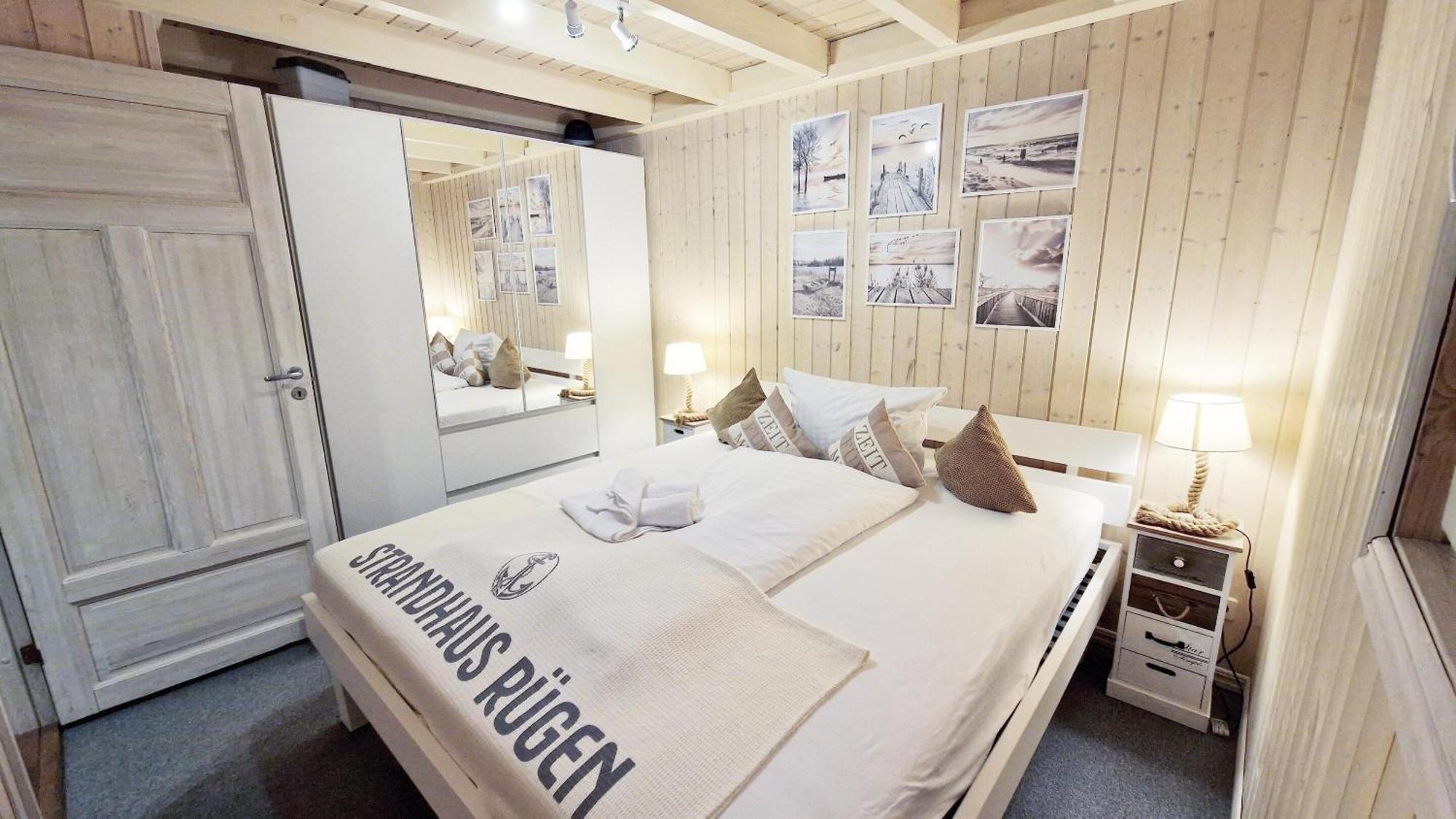 Strandhaus Ruegen - Meerblick, Sauna, Kamin & Whirlpool Baabe Eksteriør bilde